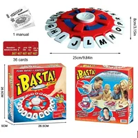 Basta Spanish Word Game Version Think Tapple Board Game Fast-paced Family Gathering Letter Toys Lengua española Juegos De Mesas 2
