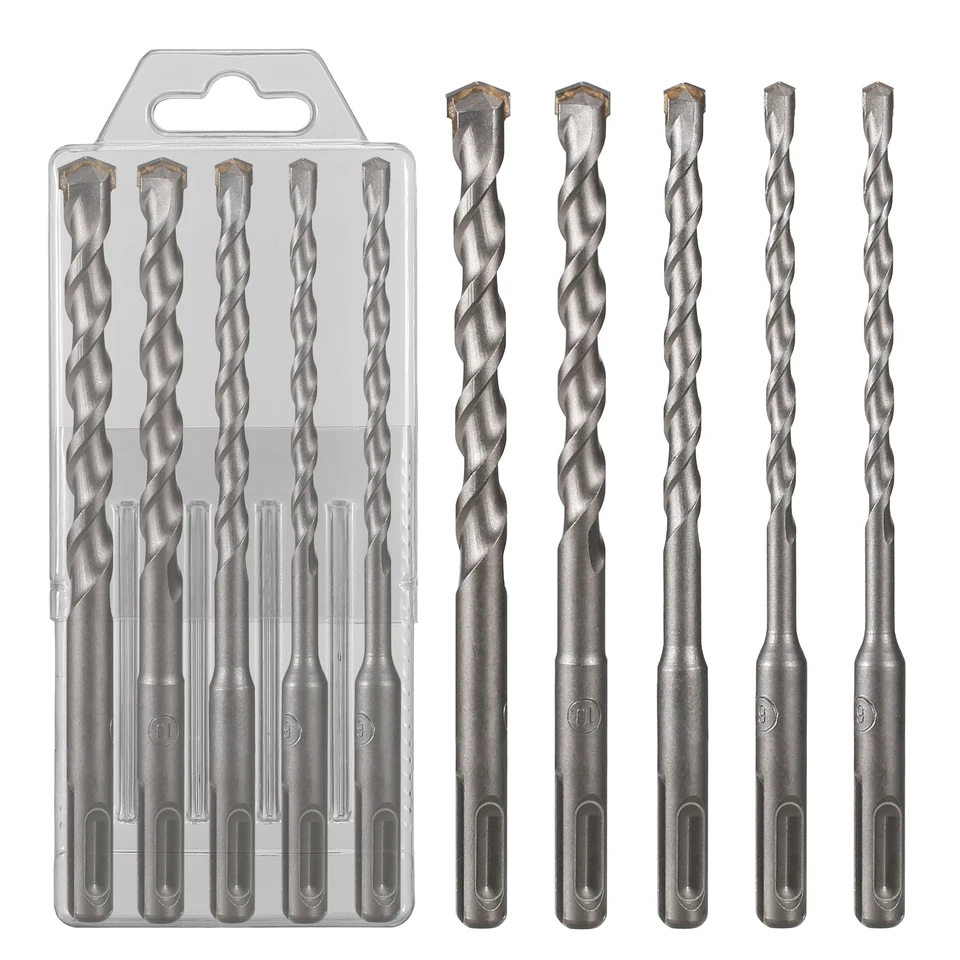 VALYRIANTOOL 5個パック 1/2インチ x 6インチ SDS Plus ロータリーハンマードリルビットセット 超硬チップ VALYRIANTOOL  3個パック 3/16インチ x 6インチ SDS Plus ロータリーハンマードリルビットセット 超硬チップ レンガ 石材 コンクリート用 (3/16インチ  x 4インチ x ... VALYRIANTOOL 10個パック 3/8インチ x 6インチ SDS プラスロータリーハンマードリルビットセット、レンガ、石材