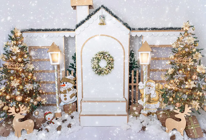 MEHOFOND クリスマステーマ 写真背景 キッチン写真 背景 松の木 バナー クリスマス 家族 ホリデー 誕生日 デコレーション 写真撮影 小道具