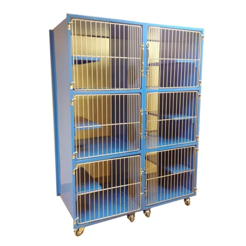Powder Coated Double Stack Cat Condos/ Powder Coated Animal Suite