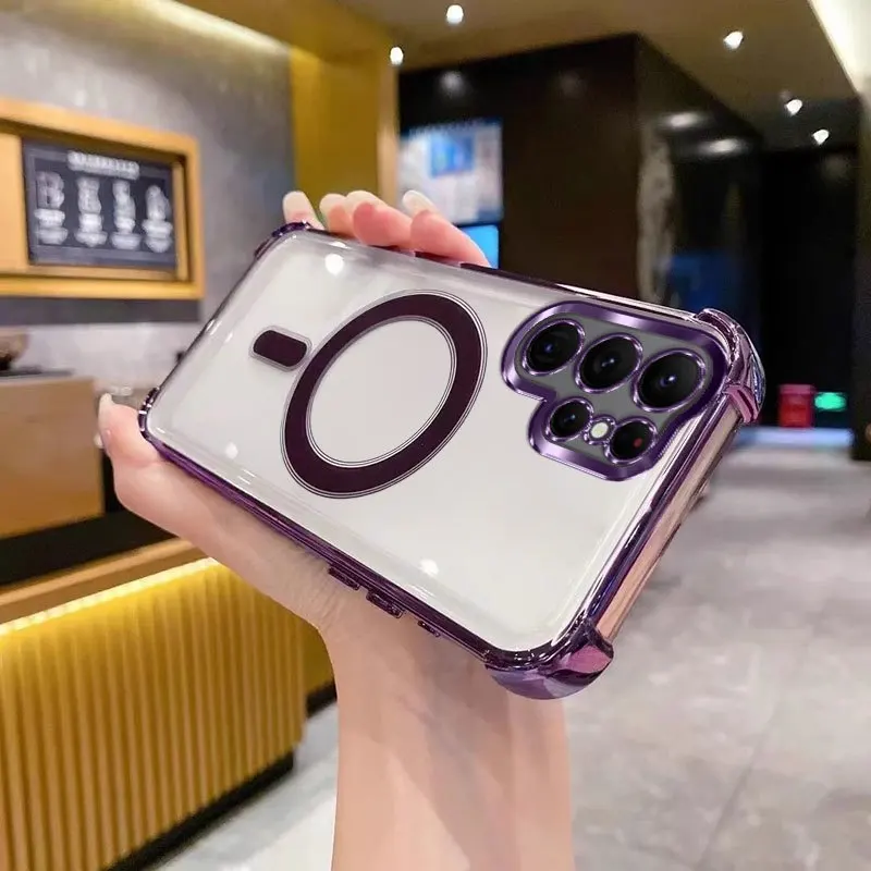 Shockproof Magnetic Wireless Charging Silicone Case