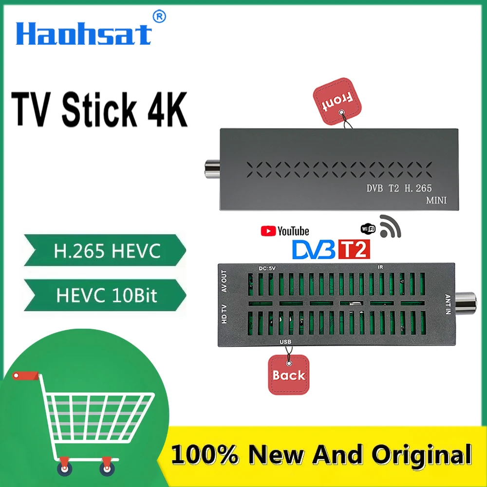 Haohsat DVB-T2mi цифровой HD DVB T2 тюнер TV DVB-T2 Box для использования в Италии России Польше |