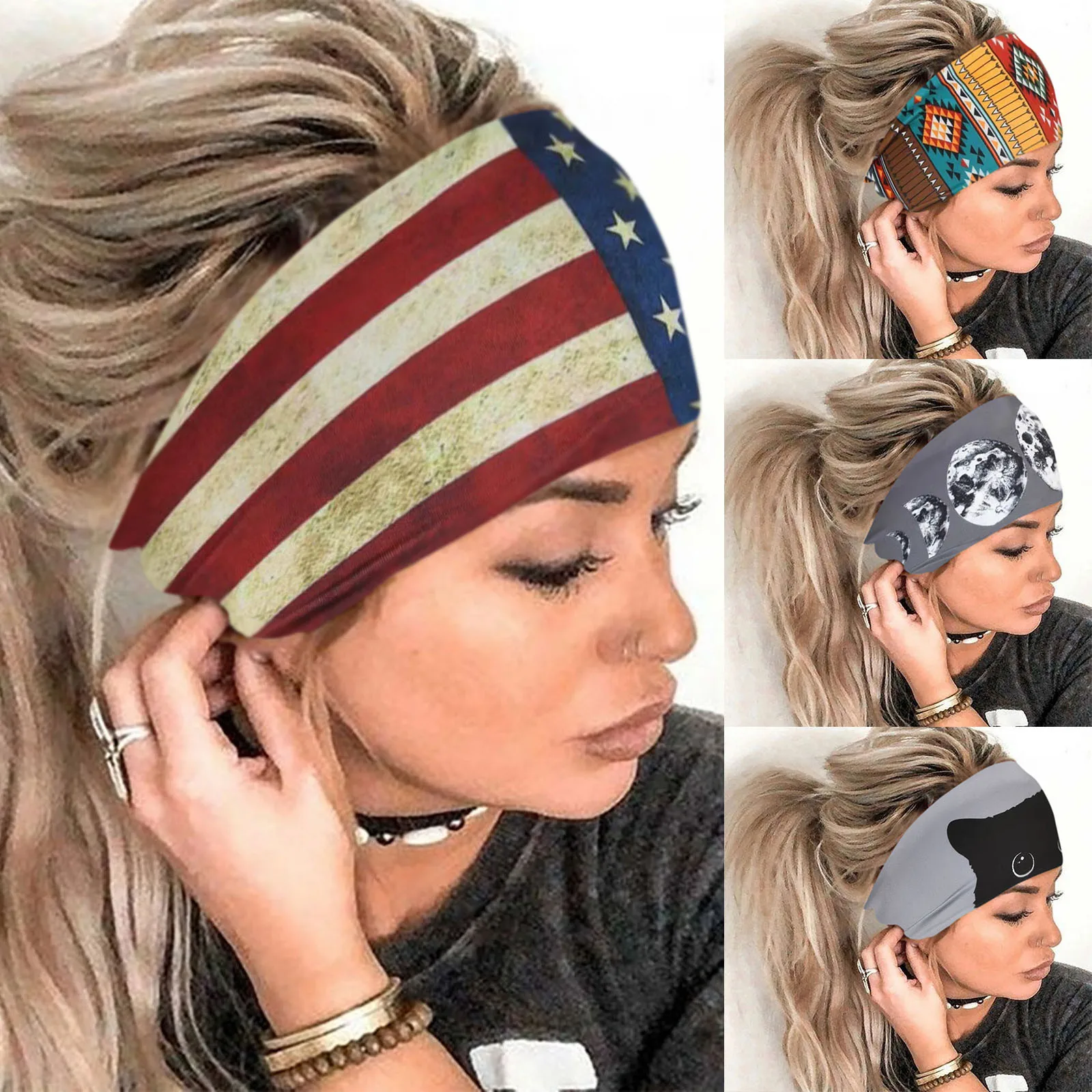 2022 New Design Fashion Women Summer Style Headbands Bohemian Girl