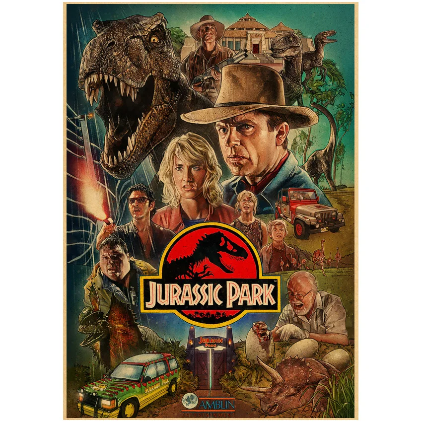 新しいジュラシックパーク恐竜世界映画ポスタージュラシック