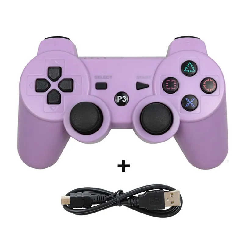 Support Bluetooth Wireless Gamepad For PS3 Console For USB PC For Sony Playstation 3 Controller Joystick Game Accessories 