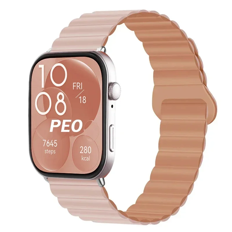 Magnetic Silicone Sport Band - Waterproof Watch Strap Bracelet Accessories