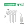 6 Pcs Transparent