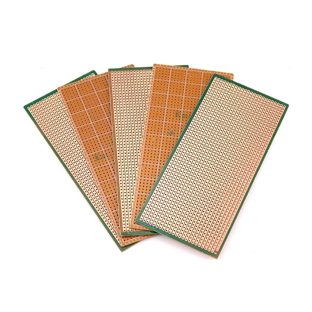5 Stripboard PCB 9x15cm - Schede Prototipo In Bachelite Per Circuiti Elettronici - Foto 4