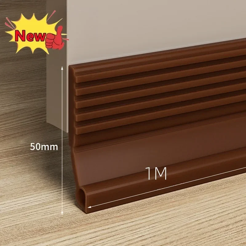 Adjustable Door Bottom Seal Strip PVC door sound insulation strip windproof sticker water repellent cockroach bottom gap door seal strip sealing strip tape sealing strip rubber door weatherstripping door weatherstripping