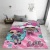 Throw Blanket L.O.L Surprise Micro Fleece Blanket Four Sizes Retro Comfortable Suitable For Sofa AntiPilling Blanket 3