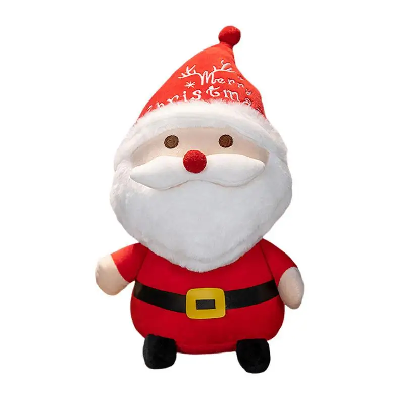 santa claus doll Cute Christmas Snowman Stuffed Animal Plush Santa Ornaments Santa Claus Plush Figure decor for Baby Kids Gift face less old man mold diy crystal dripping glue handmade snowman christmas ornaments mold