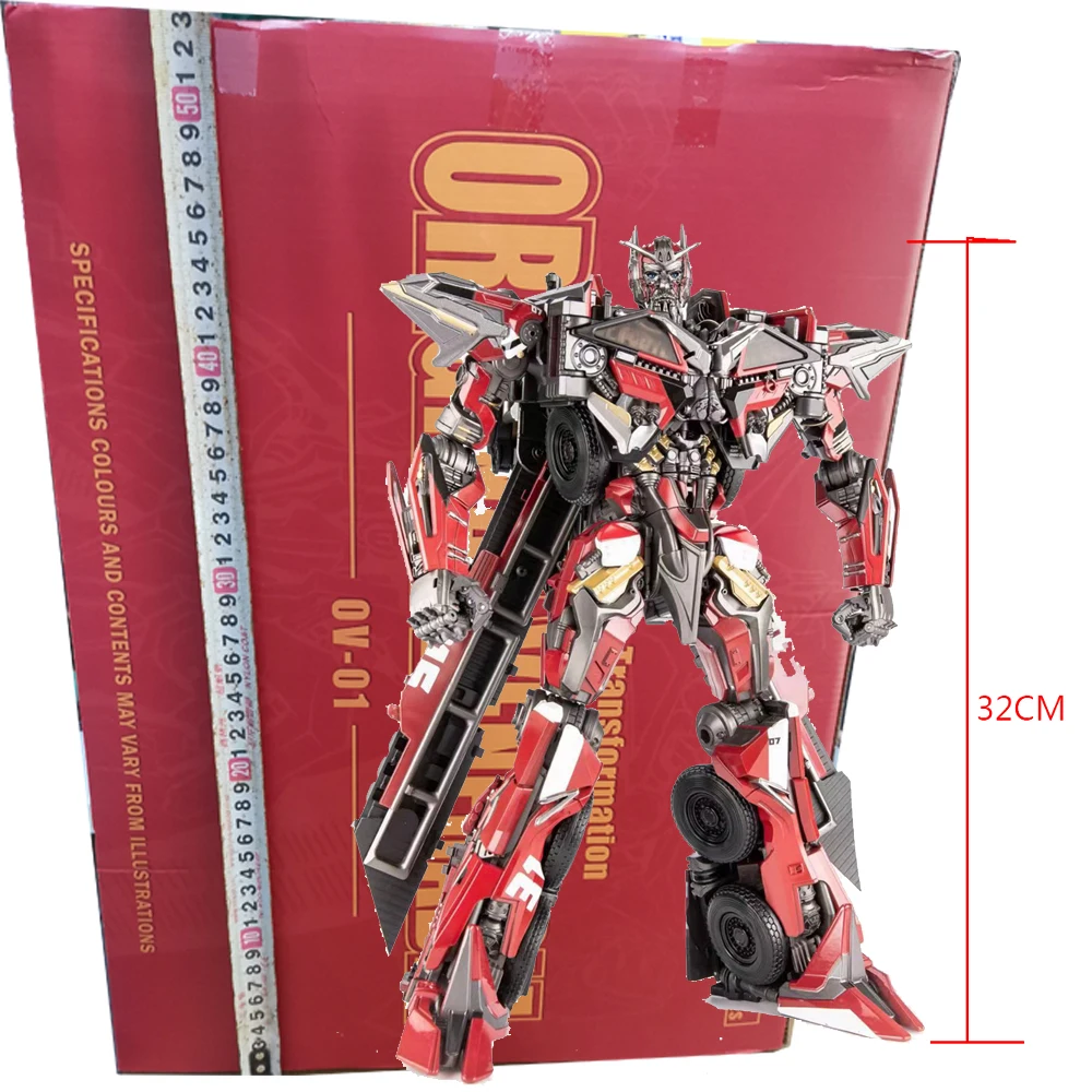 

Игрушки-трансформеры Sentinel Prime SS61 OV01 P1S пожарная машина модель из сплава экшн-фигурка робот-трансформер платформа Автобот