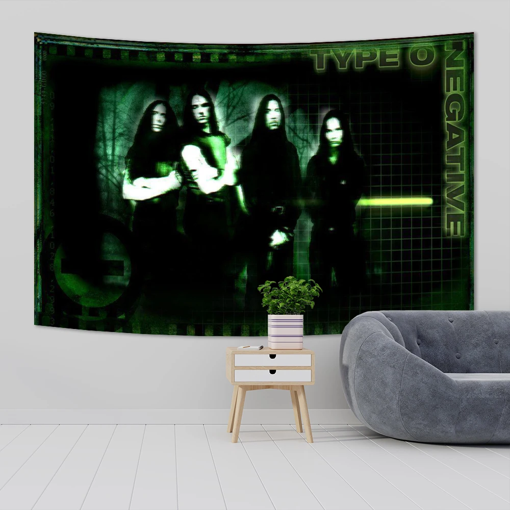 3x5 Ft Heavy Rock Band-Type-O-Negatives Flag Polyester Digital Printing Banner for Bedroom Wall Art Out Door Tapestry Decoration