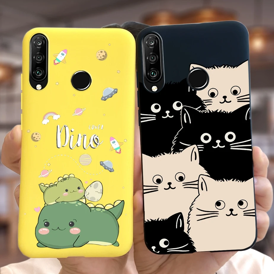 حافظة من السيليكون الناعم لساعة "p30 لايت" ، p30 برو ، p30 لايت ، p30lite ، غطاء خلفي ، لطيف ، مطلي ، حلوى