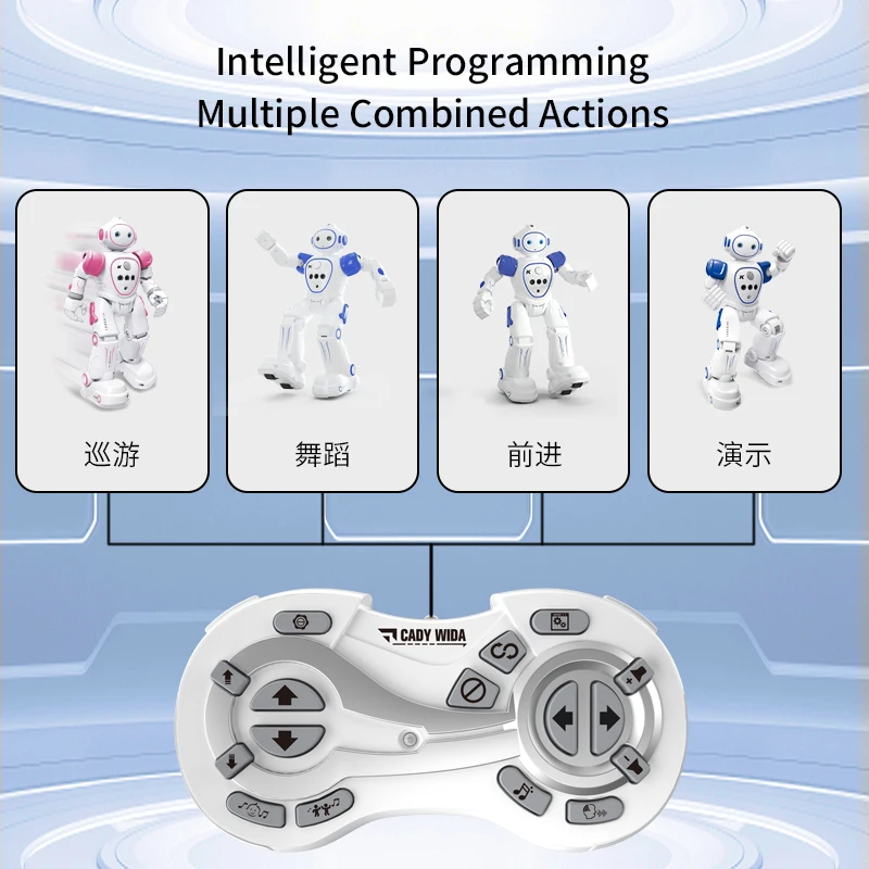2022 New RC Robot Smart Walk Singing Dance  Electric Programming Gesture Induction Children's Toys English Version 3