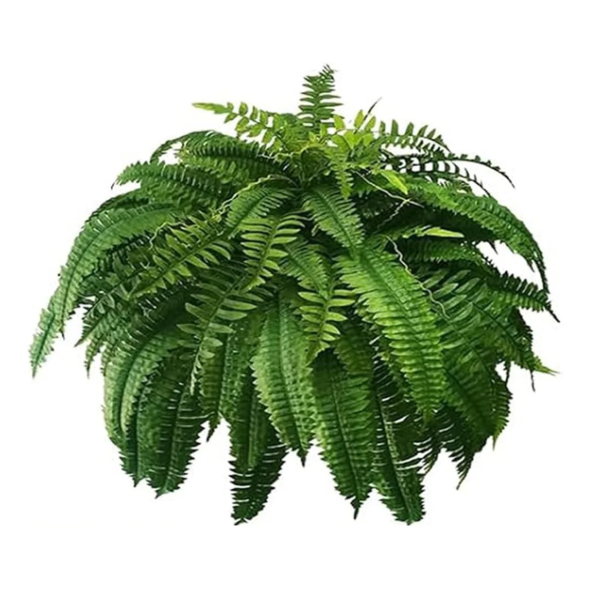 UV Resistant Lifelike Artificial Boston Fern Artificial Ferns for Outdoors Faux Ferns Fake Plants artificial ferns