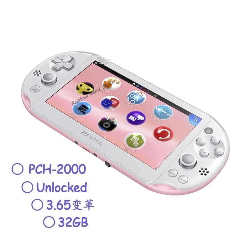 Original PSV2000 / PSVITA 2000 Slim Handheld Game Console