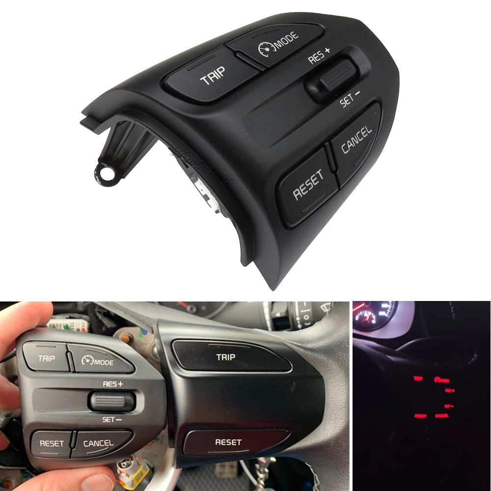 Pulsanti Multifunzione per Volante Auto Rio 4 5 X-line Stonic December, Controllo Cruise, Telecomando Volume, Interruttori Bluetooth - Image 5