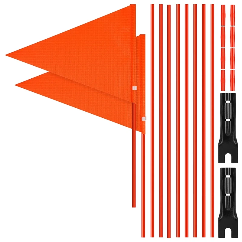 

6 футов велосипедный защитный флаг, флаг с монтажным кронштейном, регулируемый по высоте Водонепроницаемый флаг для безопасности на открытом воздухе, езды на велосипеде