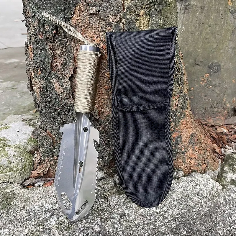 Portable Camping Hiking Traveling Pinic Shovel Multifunctional Ordnance Shovel Survival Outdoor Equipment Garden Tool multi function tool