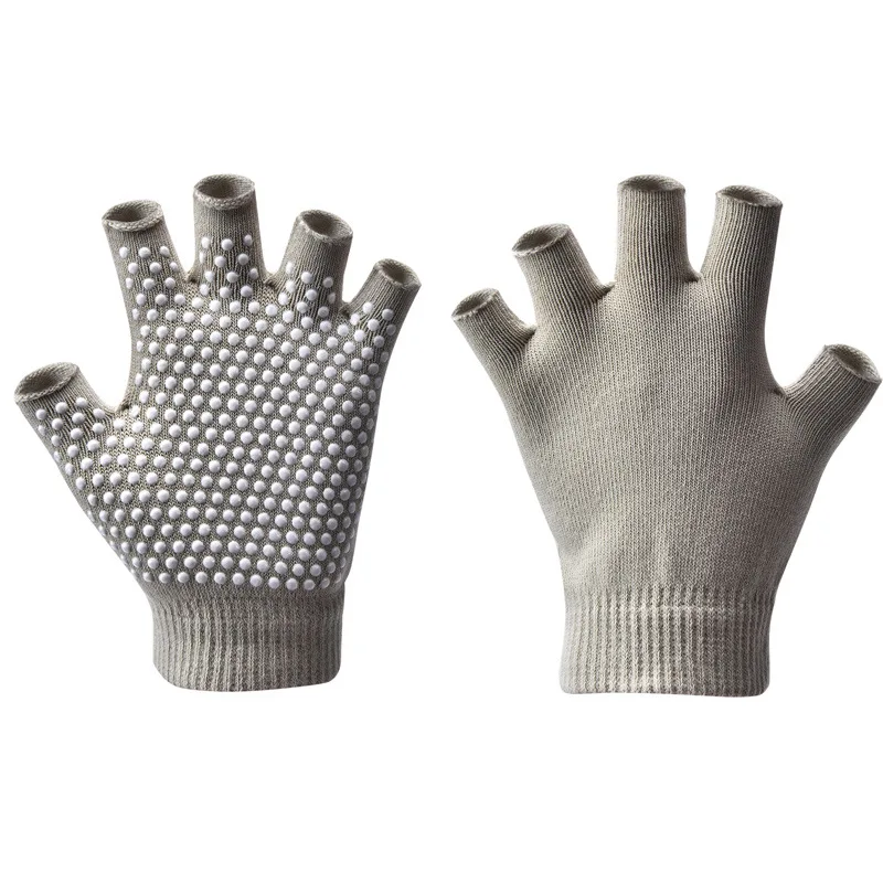 Women Half-finger Warm Anti-slip Yoga Gloves Pilates Gloves Indoor Dance Fitness Training Open-fingered Sport Yoga Aids yoga gloves
