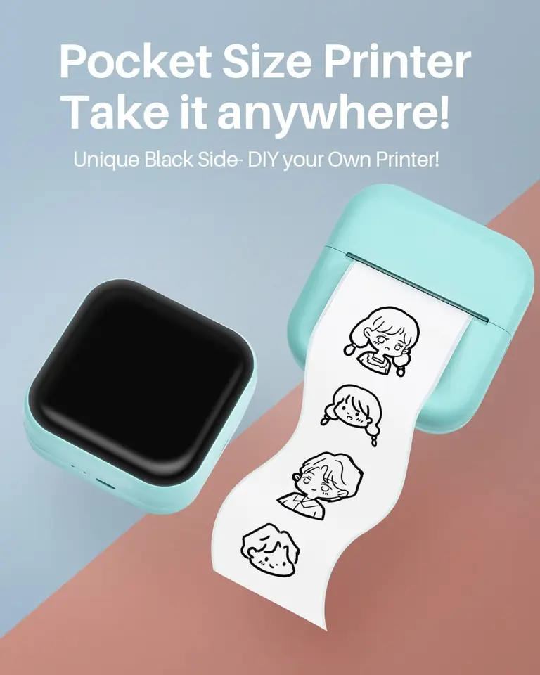 ポータブル インクレスプリンター Amazon | Daconovo ポータブルプリンター インクレスプリンター