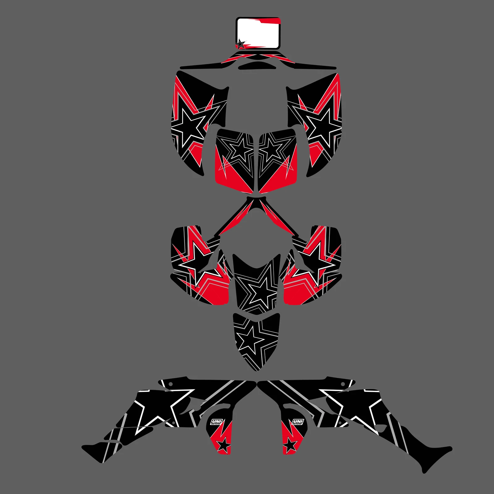 

Обтекатель Графический фон наклейки для Honda TRX450R TRX 450R 2004-2016 2015 2014 ATV мотоцикл индивидуальность настроить