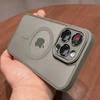 Magnetic Luxury Matte Translucent Armor Shockproof Case For iPhone 16 15 14 13 12 11 Pro Max For Magsafe Wireless Charge Cover 2
