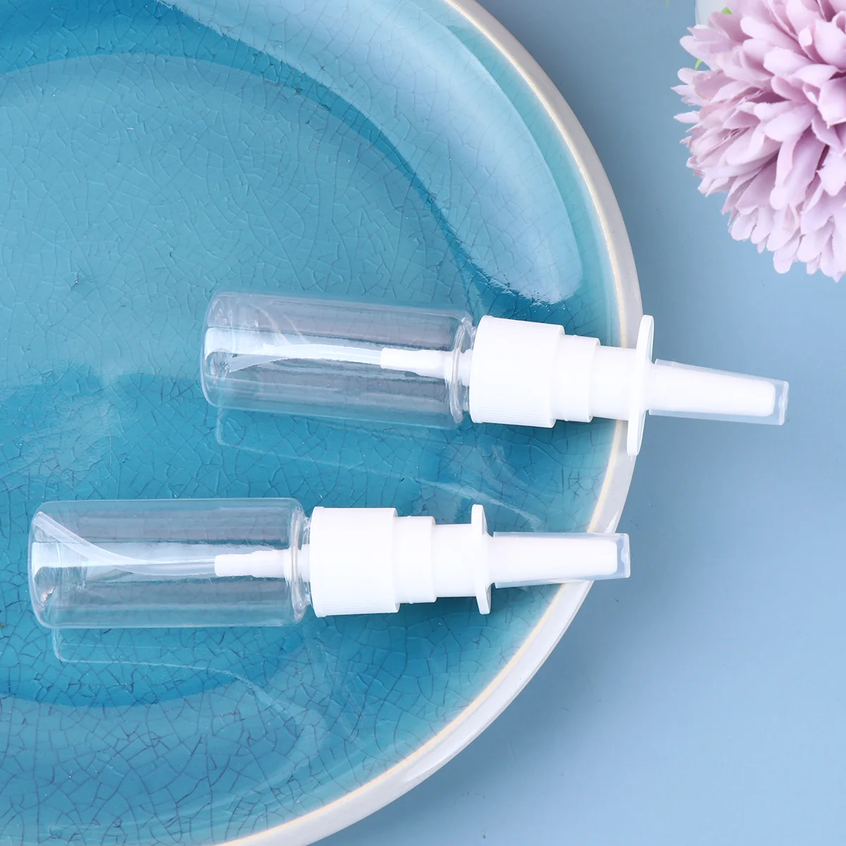 

Clear Spray Bottle 15Ml Empty Nasal Pump Sprayer Refillable Travel Size Plastic Mist Atomiser
