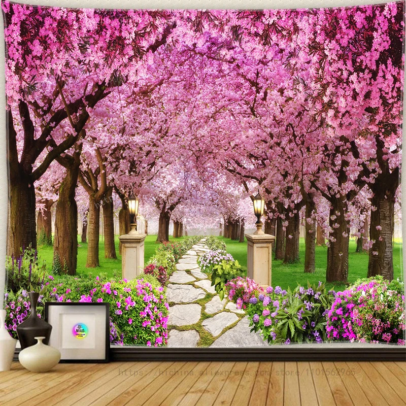 European Landscape Tapestry Wall Hanging Home Decor tapestry decor