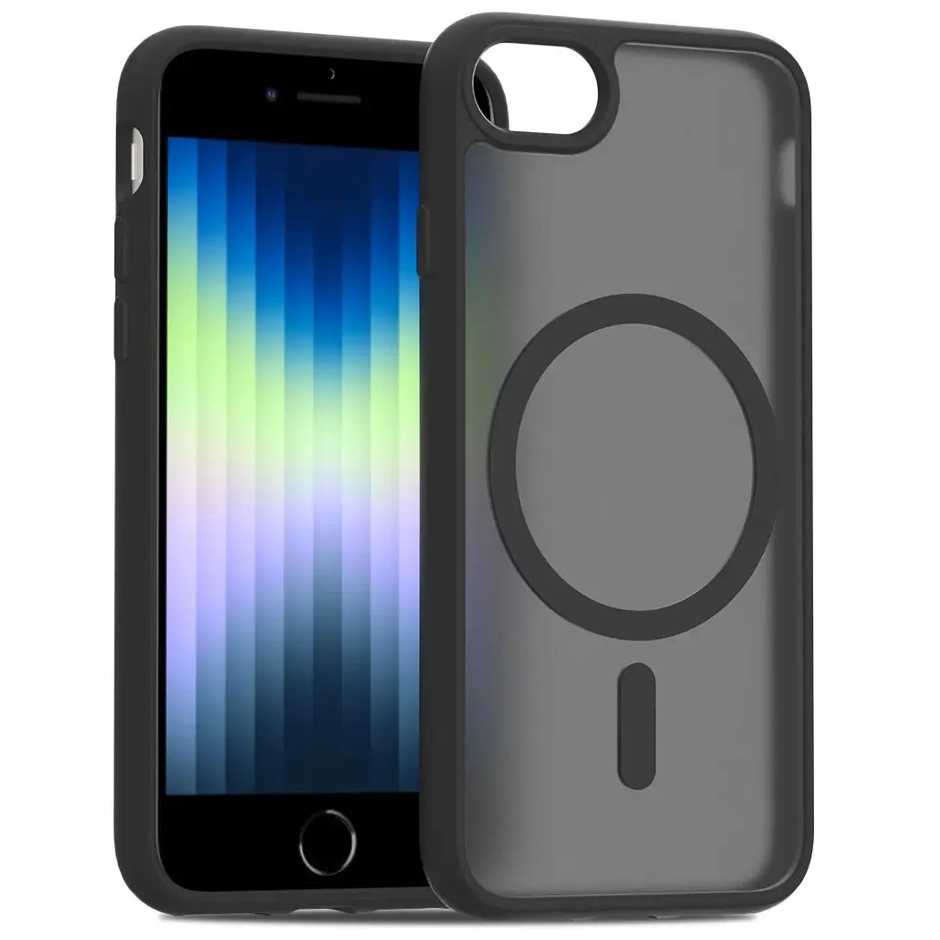 Passend für iPhone SE 2020 2022, matte Handyhülle, kompatibel mit MagSafe, transparente Schutzhülle für iPhone 7/8