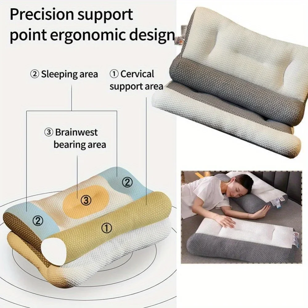 Ergonomic Memory Foam Cervical Orthopedic Pillow
