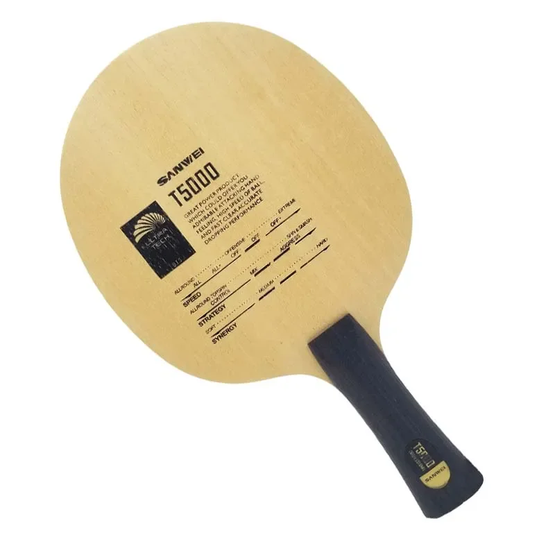 Original SANWEI T5000 CARBON Table Tennis Blade Racket (5 + 2 Carbon) T-5000 Ping Pong Bat Paddle table tennis racket