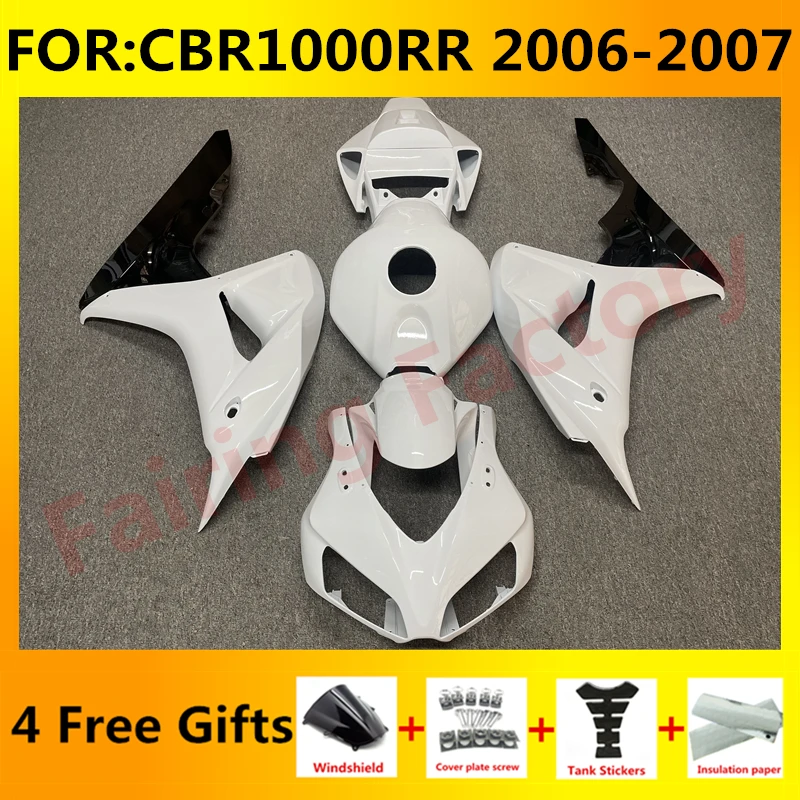 

NEW Abs Motorcycle Whole Fairings kit fit for CBR1000RR CBR1000 06 07 CBR 1000RR 2006 2007 Bodywork full Fairing set black white