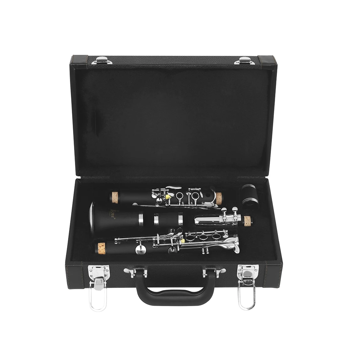  SLADE Professional Clarinet C Tune 17 Keys Woodwind Instrument Bakelite Body White Copper Keys with Box Reed Accessories