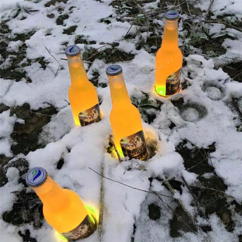 1-200PCS LED Bottles Coaster Lamps Luminous Cup Stickers Lights for Bar KTV Wedding Party Cocktail Drink Cups Vase Decoration 6