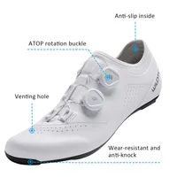 WILDTO Cycling Shoes Mens Road Bike Shoes Flat Speed New Hardness9 Glass Fiber Professional Cycling Sneakers SPD Cleats Footwear 2