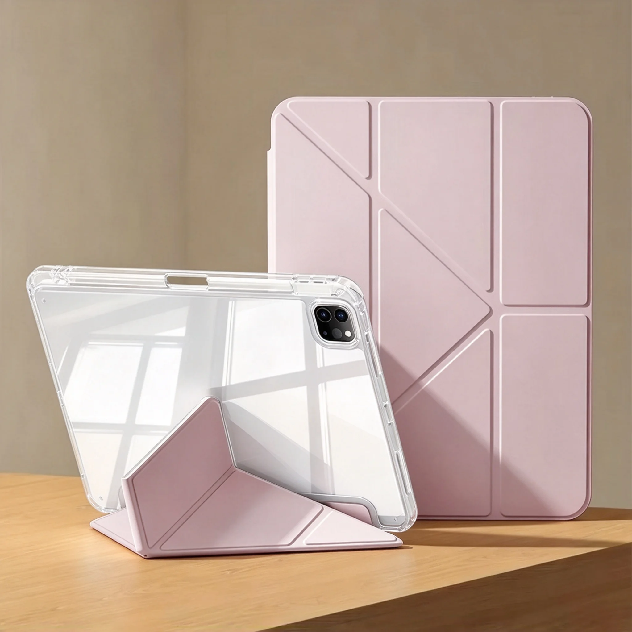 Versatile Magnetic Y-Fold Tablet Case