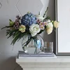 Iridescent INS-style multicolored ball glass vase holographic hydroponic flower glass ware home rose lily flower arrangement 4