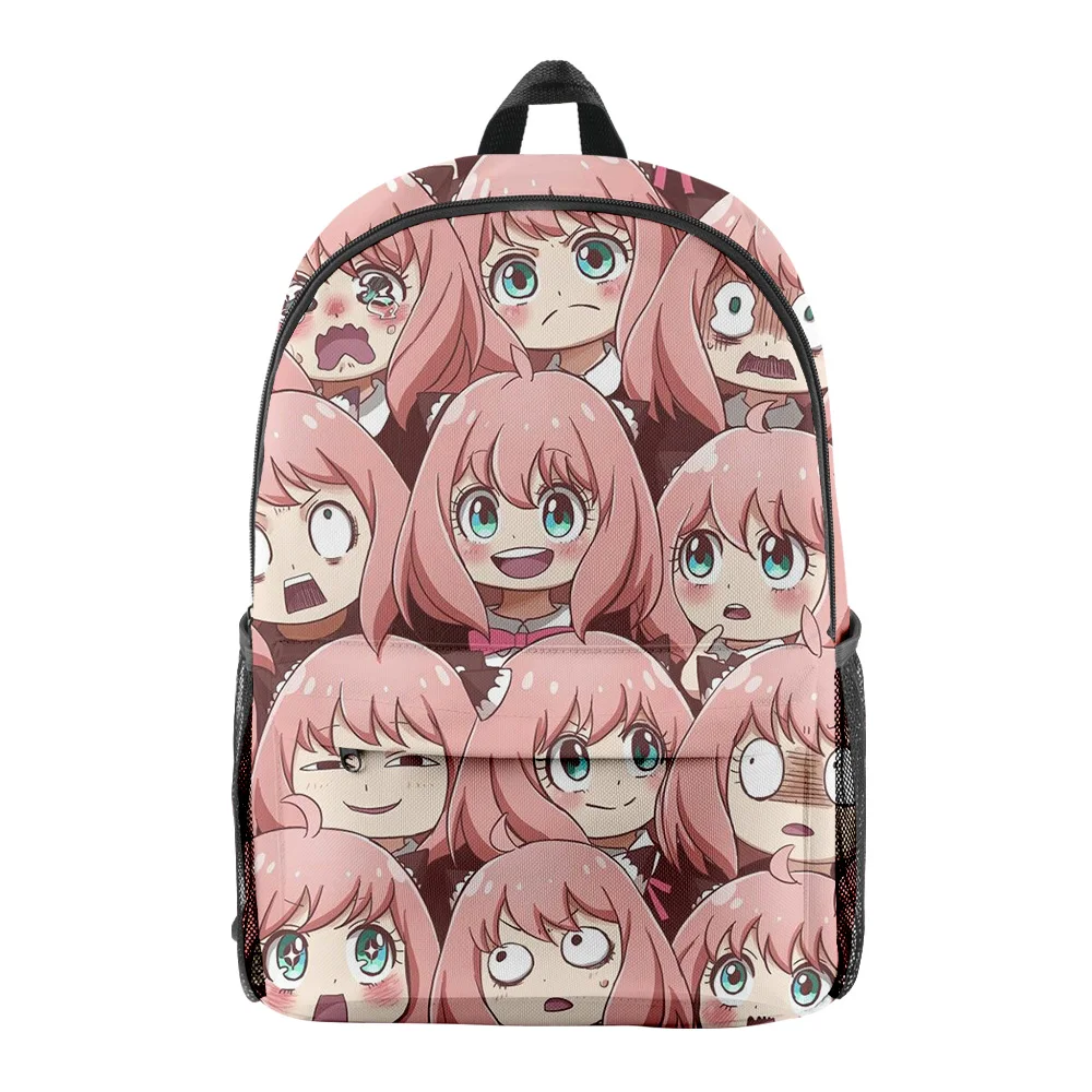 

Japanese Anime Spy X Family Cosplay Anya Forger Student Backpack Boys Girls Cartoon Casual Travel Backpack Waterproof School Bag