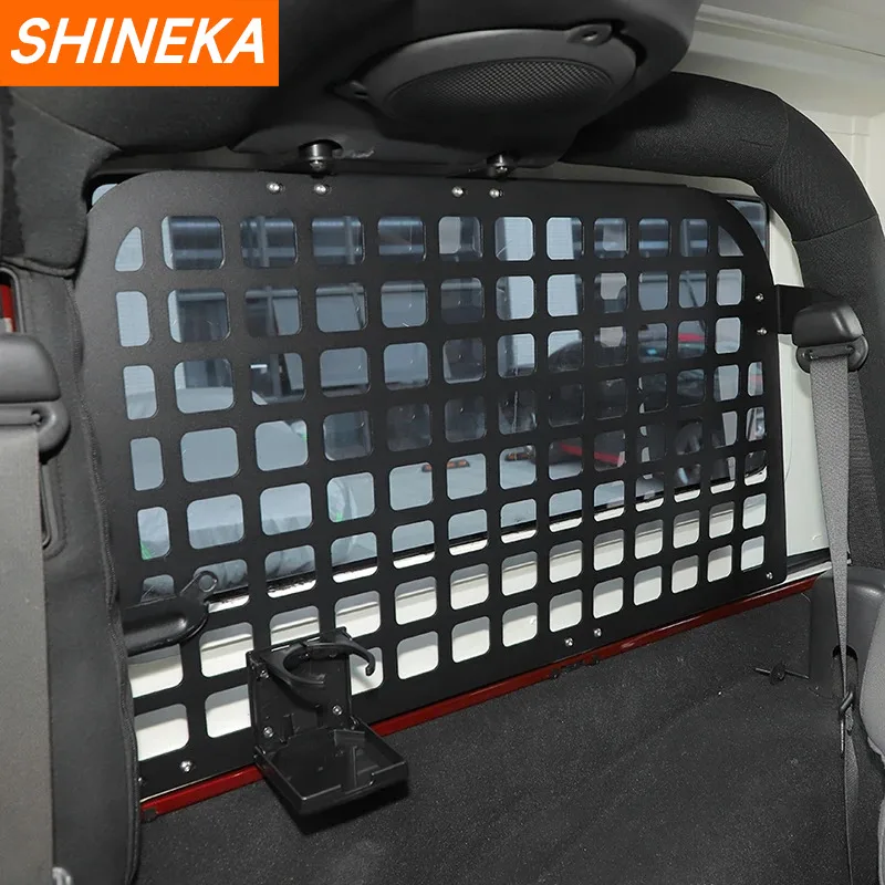 Car Trunk Rear Window Extension Luggage Racks Storage Shelf With Cup Holder Accessories For Jeep Wrangler JK 2-Door 2007-2010
