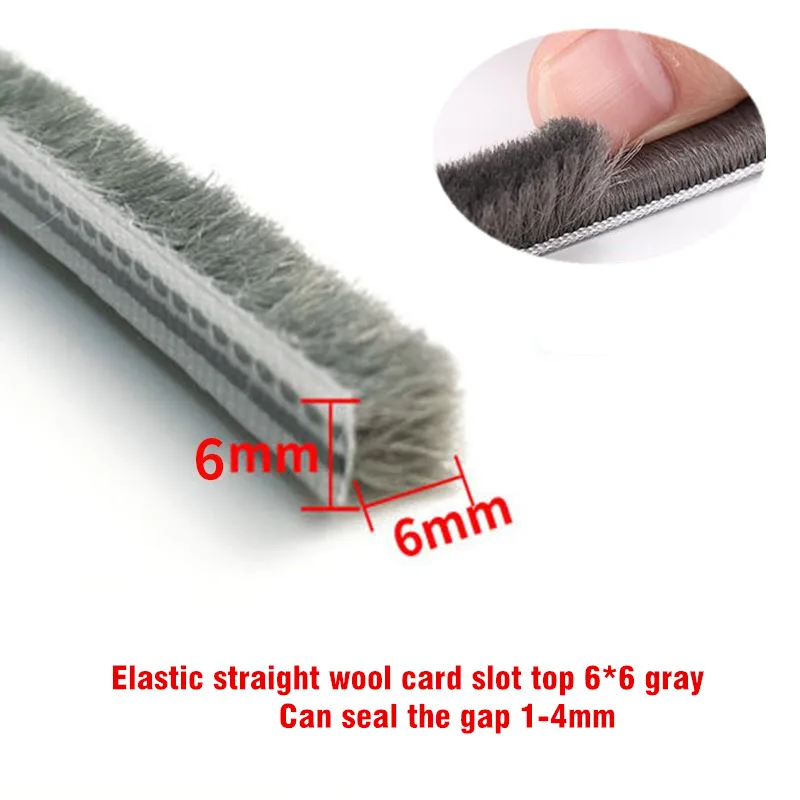 Deluxe Noise-Reducing Weatherproof Seal Strip for Doors and Windows - 10m