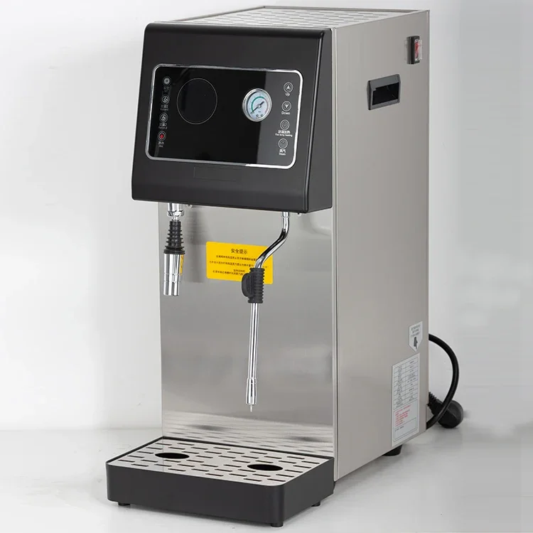 Commercial Stainless Steel Milk Bubble Steamer Coffee Frother Automatic Electric Milk Foaming Machine 2