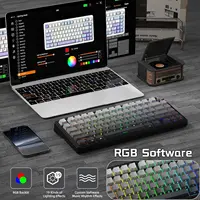 Clavier Gamer ATTACK SHARK X85 – Mécanique, RGB, Sans Fil Tri-Mode, Gasket & Molette 5