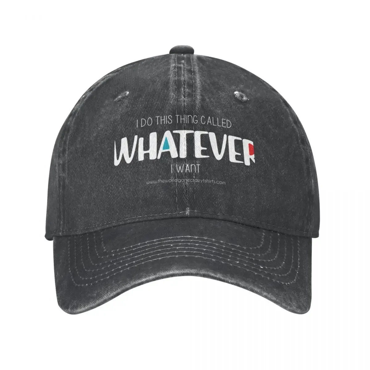 

Whatever I want (dark) Cowboy Hat Trucker Hat Anime Hat summer hats fashion For Women Men'S