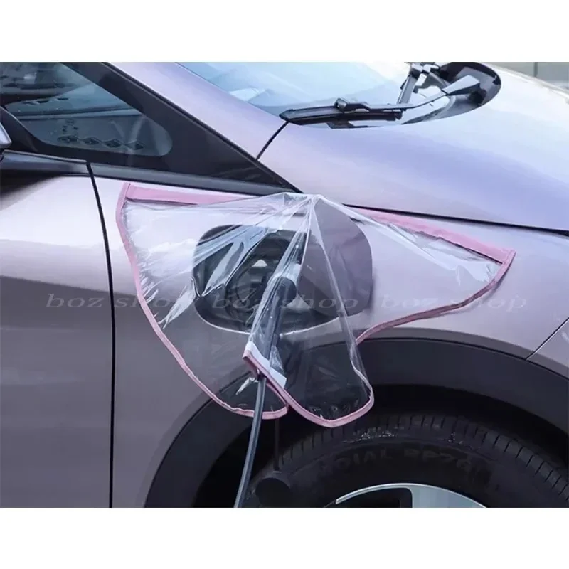 Car Accessories For BYD Dolphin Seagull Car Charging Muzzle Protective Cover New Energy Charging Port Waterproof Shield Decorative Parts