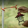 Pigtail Hook Car Camping Multifunctional Tent Light Outdoor Tools For camping lights, non-slip iron and rubber tent light stand 1