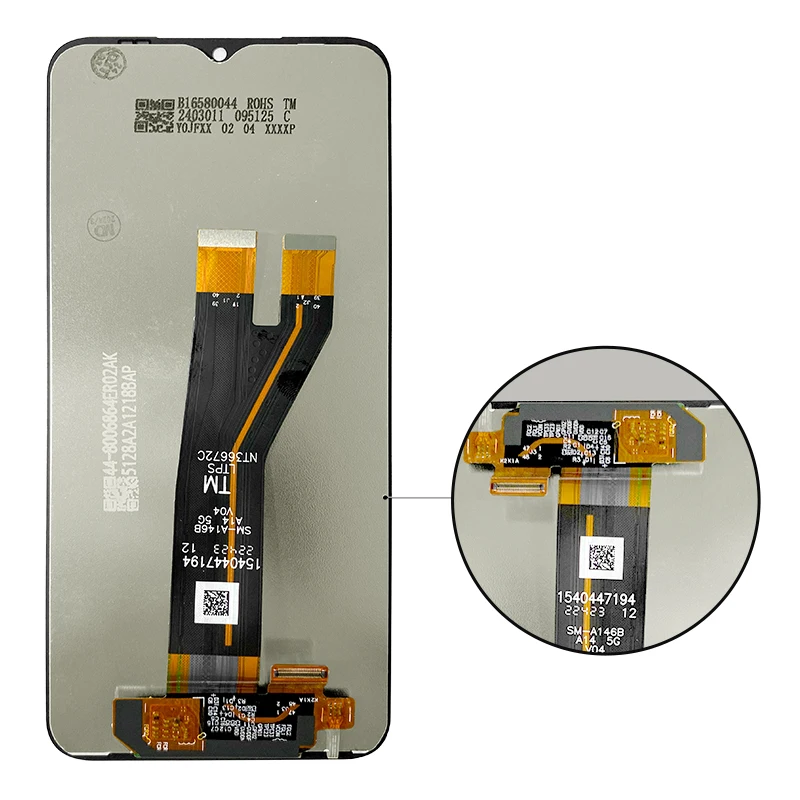 LCD 삼성 갤럭시 A14(5G) SM-A146B, 터치 스크린 디지타이저 삼성 갤럭시 A146(5G) SM-A146B/DS LCD 프레임 포함, 6.6 인치