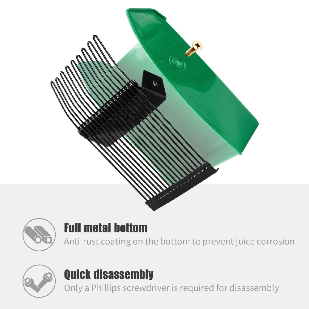 Ramasseur De Baies Avec Peigne Métallique, Pelle à Myrtille Ergonomique Pour Une Récolte Plus Facile Des Baies, Cueille-cerises, Ensemble De Jardin Pour Enfants