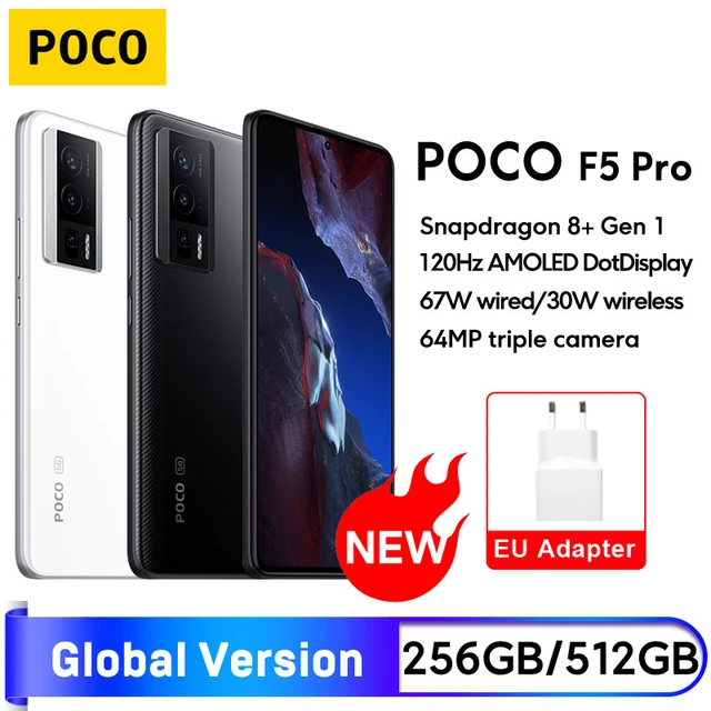 New POCO F5 Pro 5G Global Version 256GB/512GB Snapdragon® 8+ Gen 1